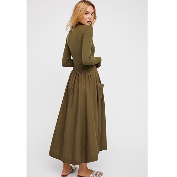 ❌SOLD❌ Free People Midi Skirt - Picture 3 of 6